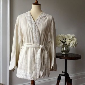 ANTHROPOLOGIE kimono wrap jacket top